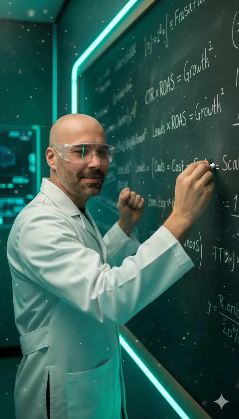 Wachstums-Formeln am Blackboard